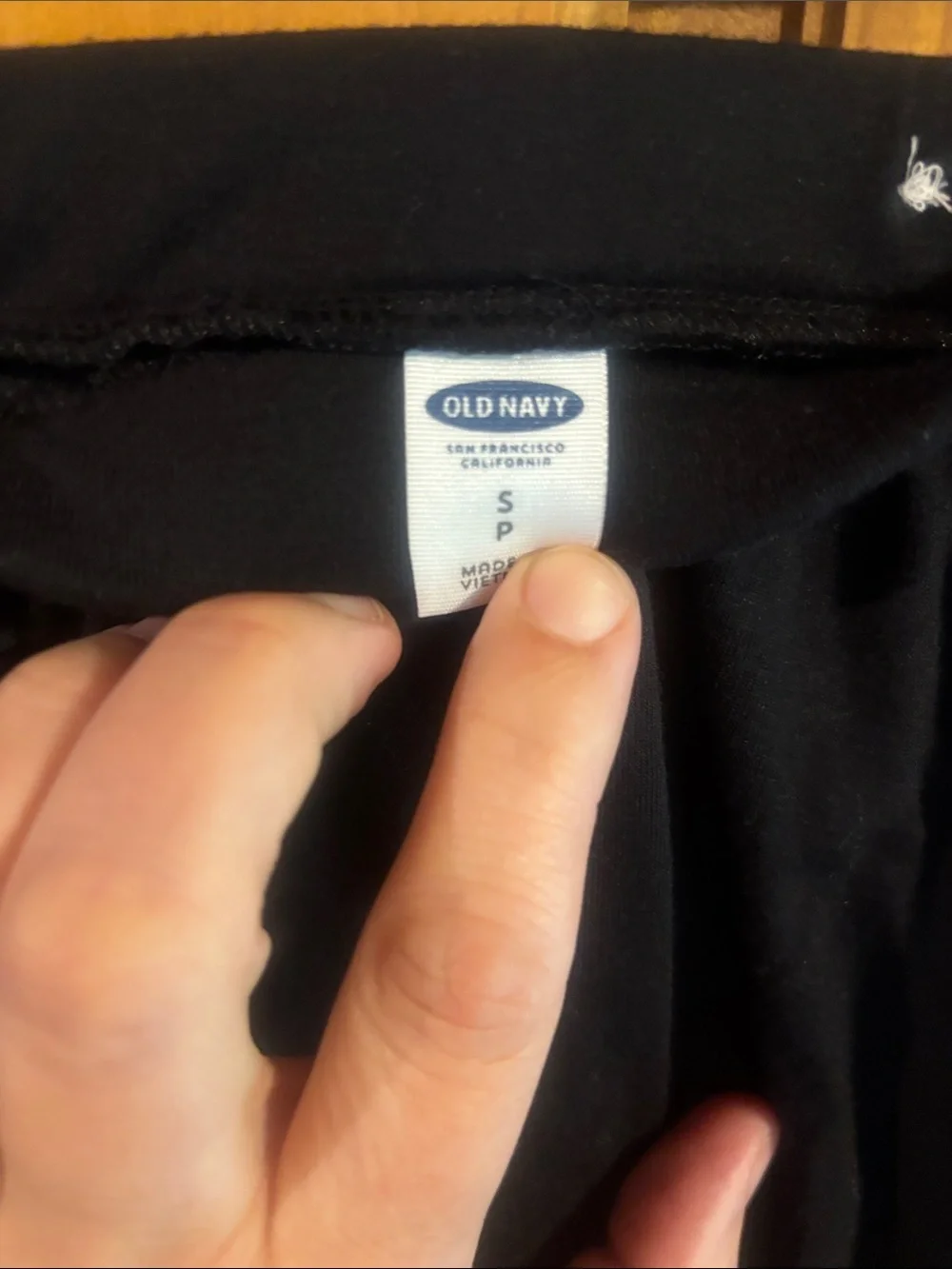 Old Navy Black Circle Skirt with Gathered Waist